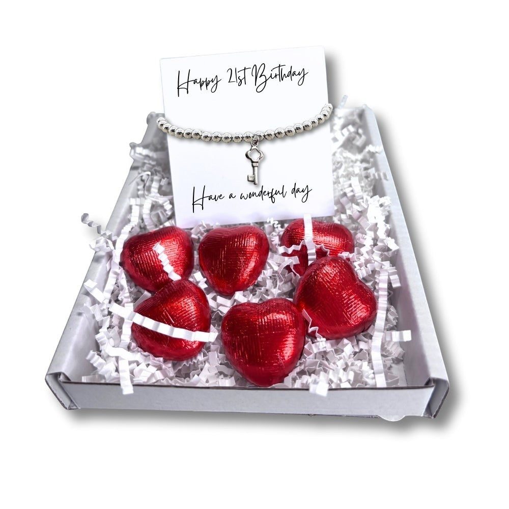 Happy 21st Birthday Bracelet Mini Gift Hamper