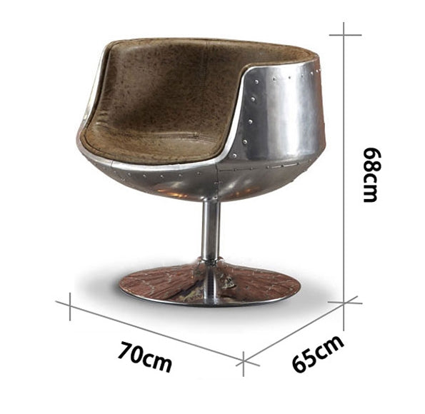 Aviator Cup Chair, Aluminium Shell