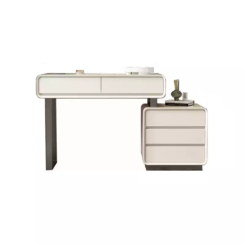 Dobson Dressing Table With LED Mirror, Light Grey