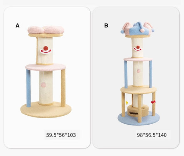 Lori Cat Climber, Cat Tree, Coral Fleece