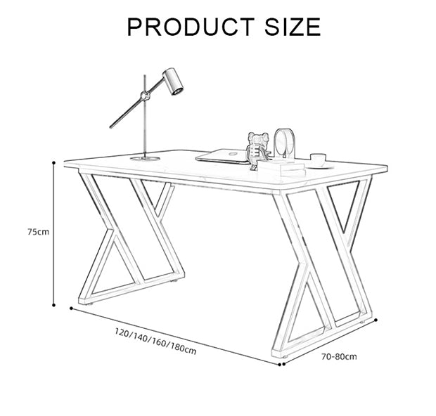 Arbaz Office Desk, Sintered Stone