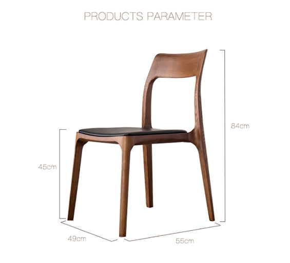 A Set Of 2 Hans CH3 Dining Chairs, Dark Oak, Light Oak