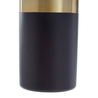Mixology Gold Finish and Black Wine Cooler