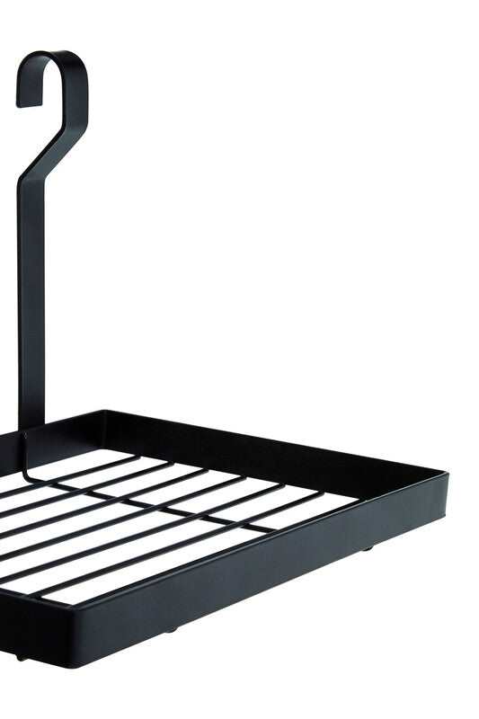 Sorello Matt Black Hanging Shelf Storage Rack