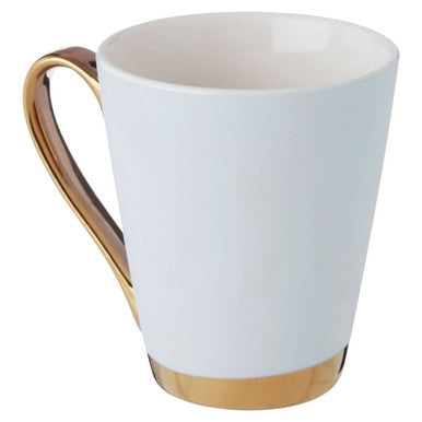 Mimo Green Frosted Deco R Letter Monogram Mug.