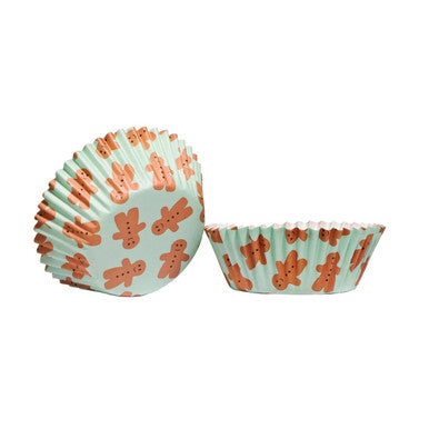 Diva Gingerbread Man 60 Piece Medium Cupcake Cases