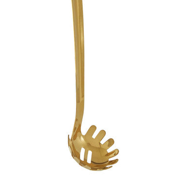Freya Gold Finish Spaghetti Spoon