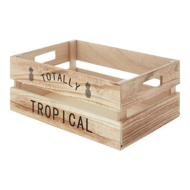 Naresso Natural Wood Tropical Fruit Crate