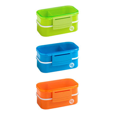 Grub Tub Blue 2 Tier Lunch Box
