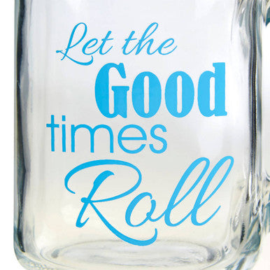Bocal Good Times Square Mason Jar Mug