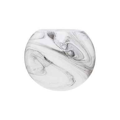 Cabell Marble Design Glass Vase