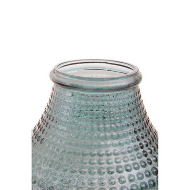 Bolla Large Green Glass Vase