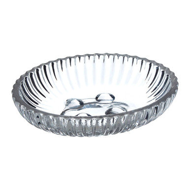 Ticino Brittany Clear Glass Soap Dish