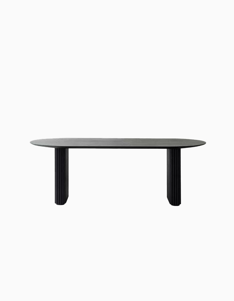Ivar Oval Dining Table, Solid Wood