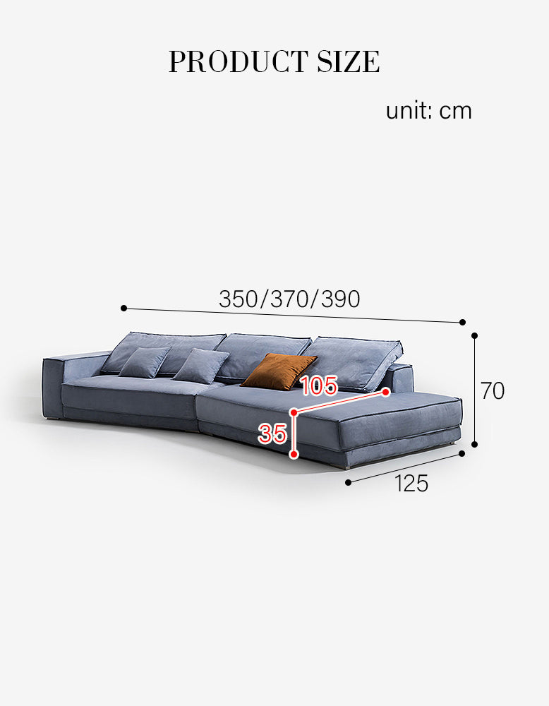 Grover Three Seater Sofa, Suedue