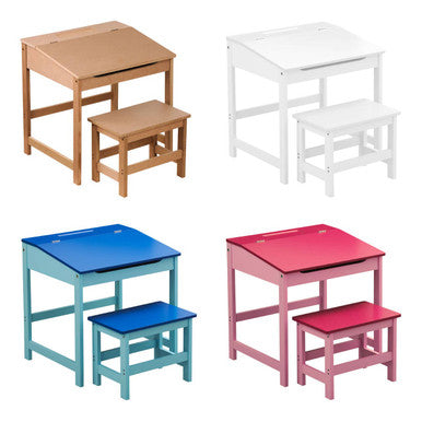 Jordan Children's White Desk And Stool