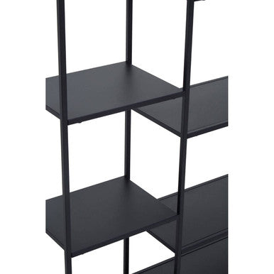 Acero Black Metal Shelf Unit