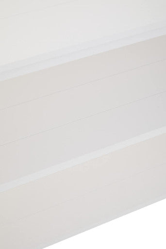 Heritage Two Shelf Large White Bookcase