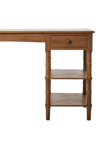 Heritage One Drawer Natural Wood Desk