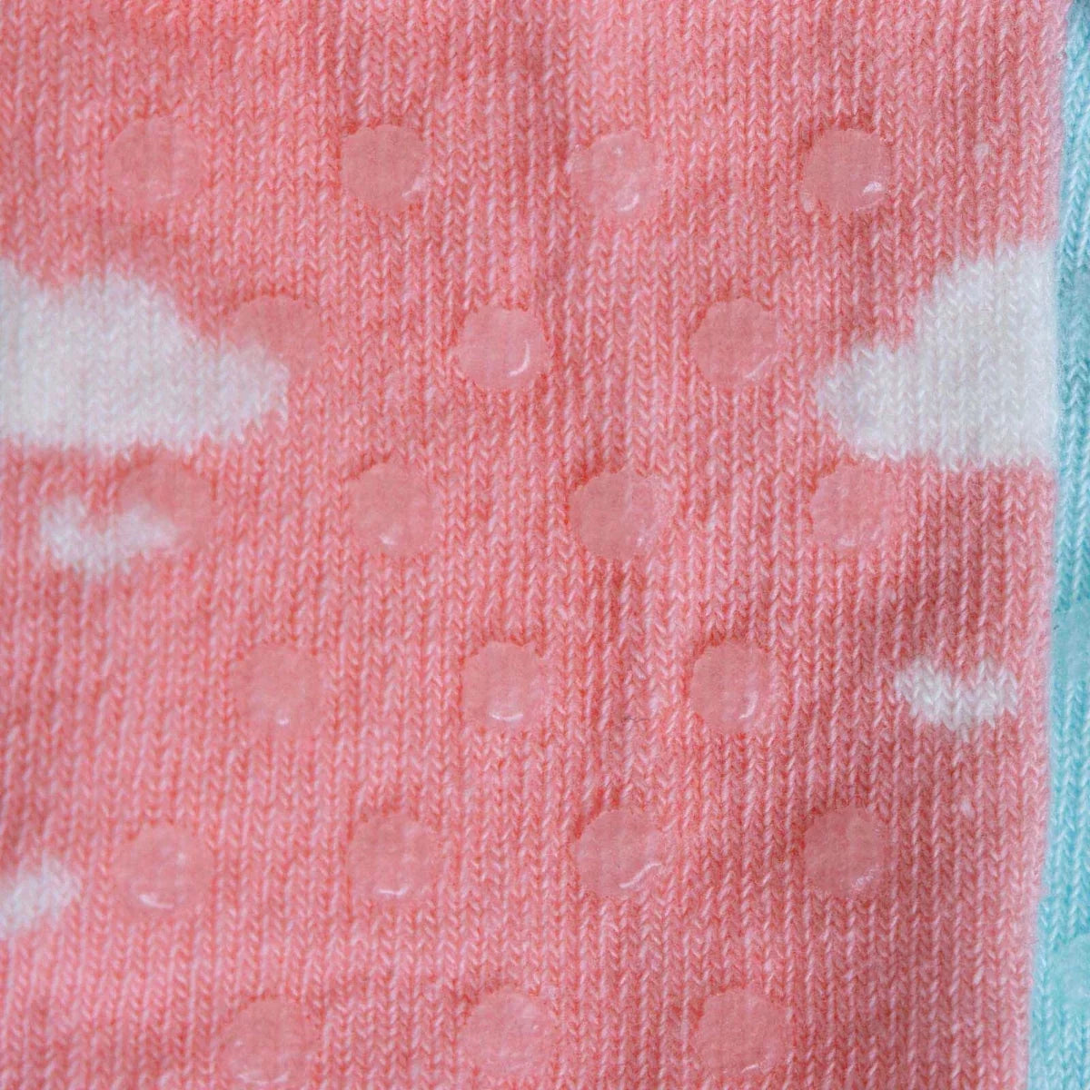 HelloBaby 3 Pack Heart Print Non-Slip Baby Socks (Newborn to 4-5 Years)
