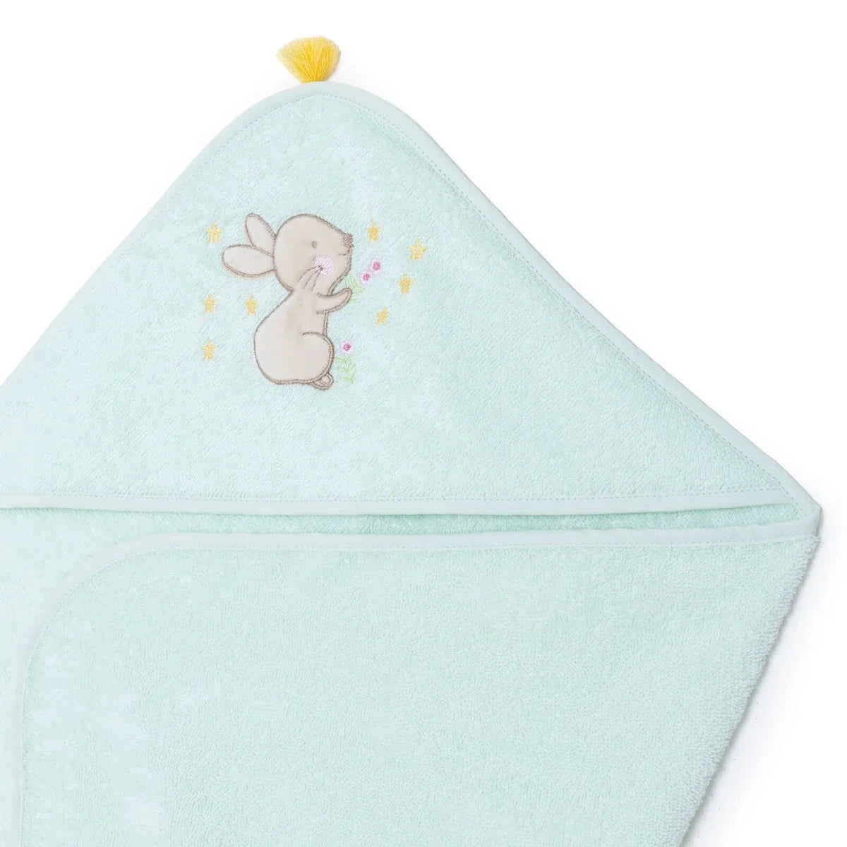 Mollia Embroidered Hooded Baby Bath Towel (75 x 75 cm)
