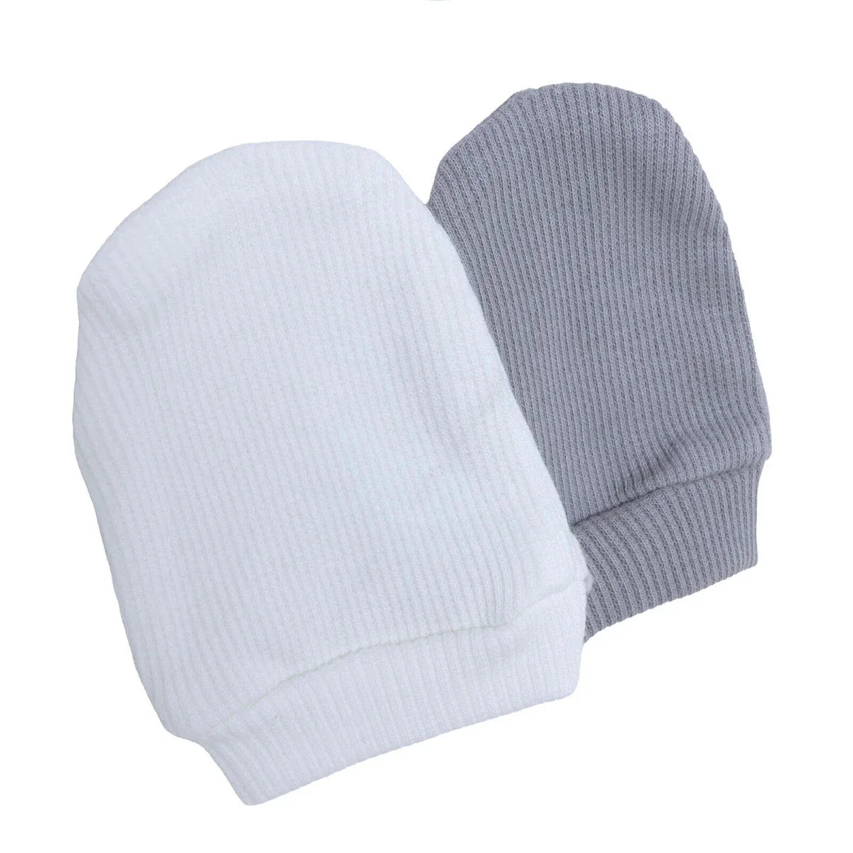 HelloBaby Ribbed Baby Scratch Mitts (Newborn)