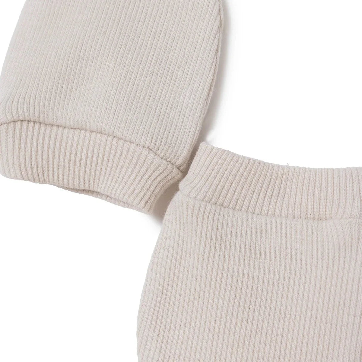 HelloBaby Ribbed Baby Scratch Mitts (Newborn)