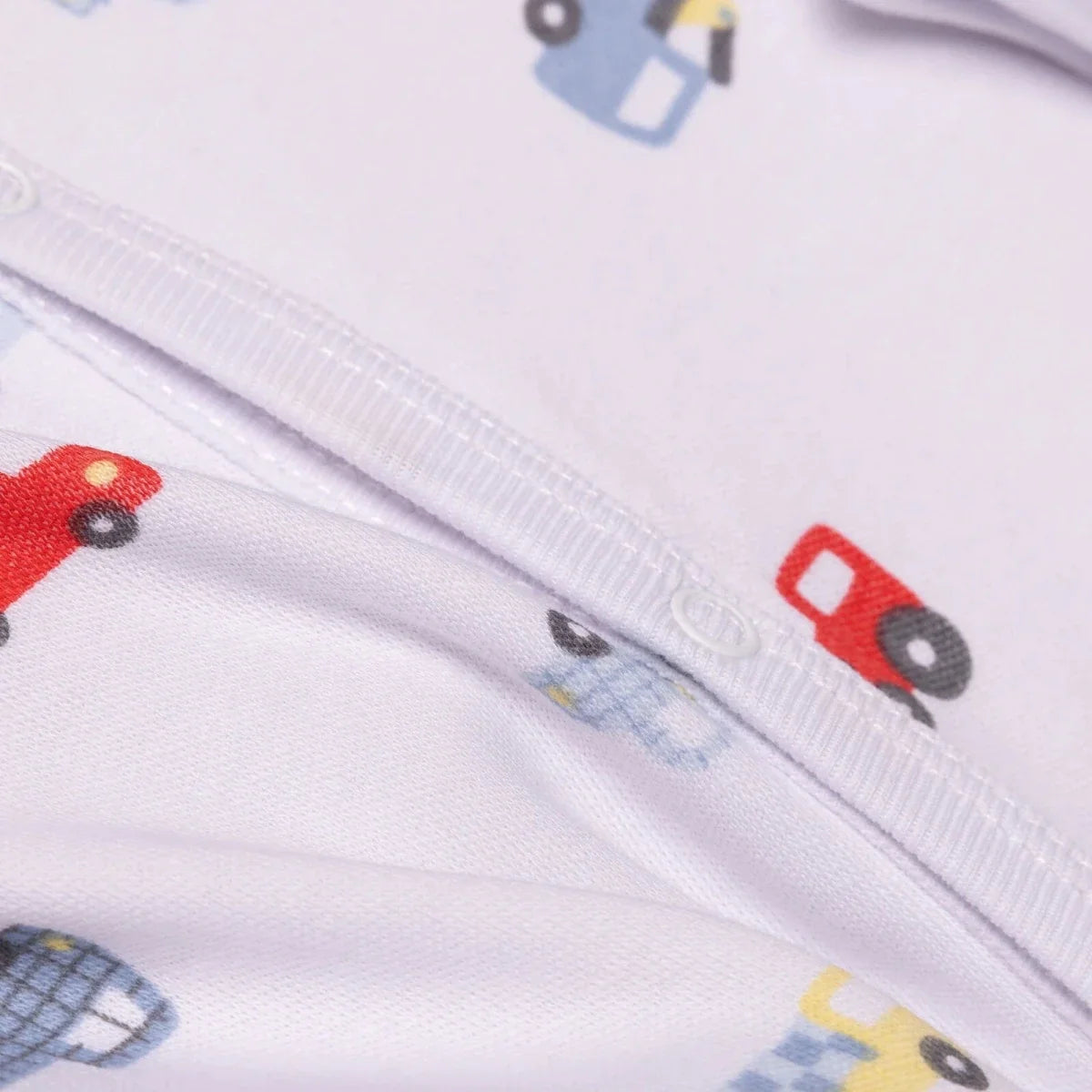 HelloBaby Car Print Baby Bodysuit, Hat & Sleepsuit Set (Newborn to 3-6 Months)