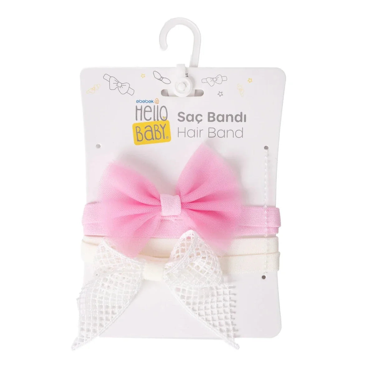 HelloBaby Tulle Baby Headband (One Size)