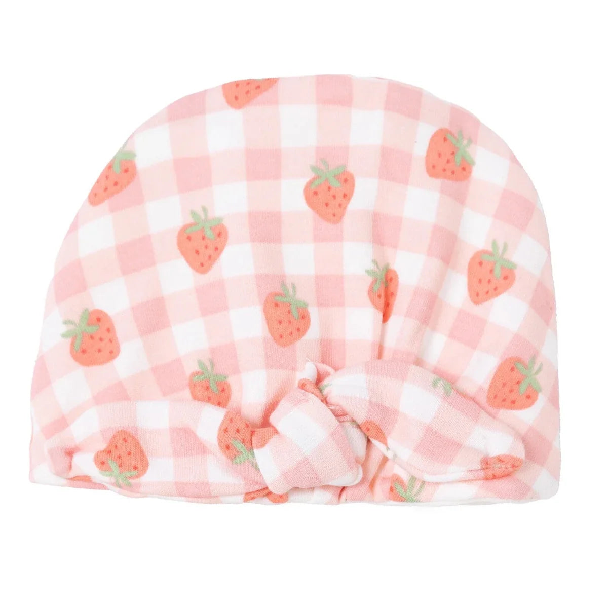 HelloBaby Strawberry Print Baby Hat, Vest & Bottoms Set (Newborn to 3-6 Months)
