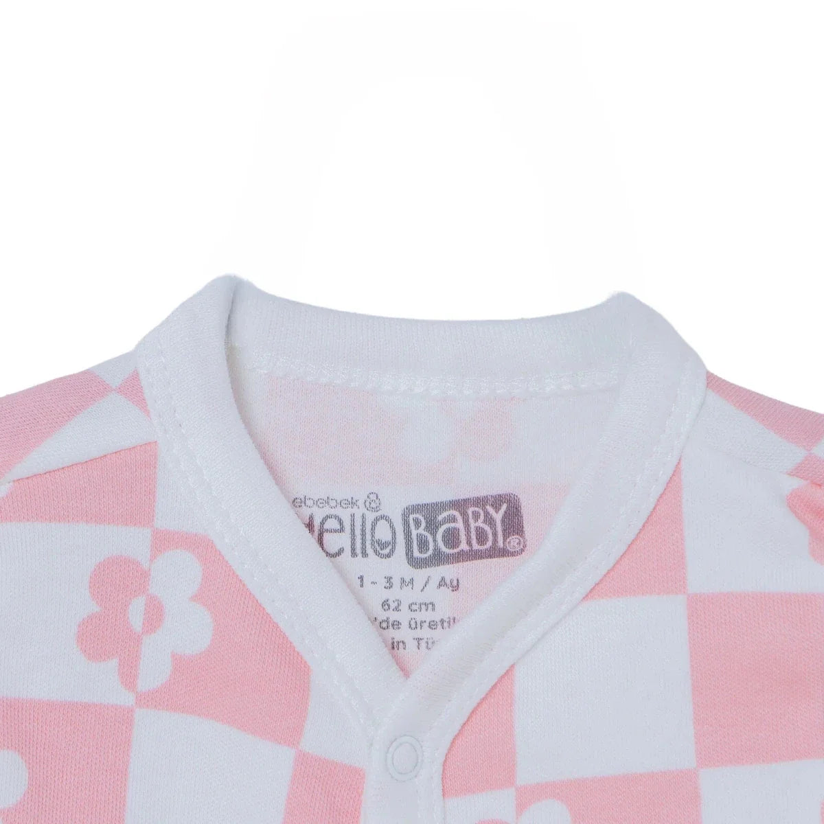 HelloBaby "Just Love" Slogan Baby Bodysuit, Hat & Sleepsuit Set (Newborn to 3-6 Months)