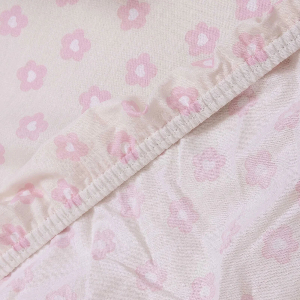 Little Dreams Floral Print Cot Bed Sheet Set (70 x 140 cm)