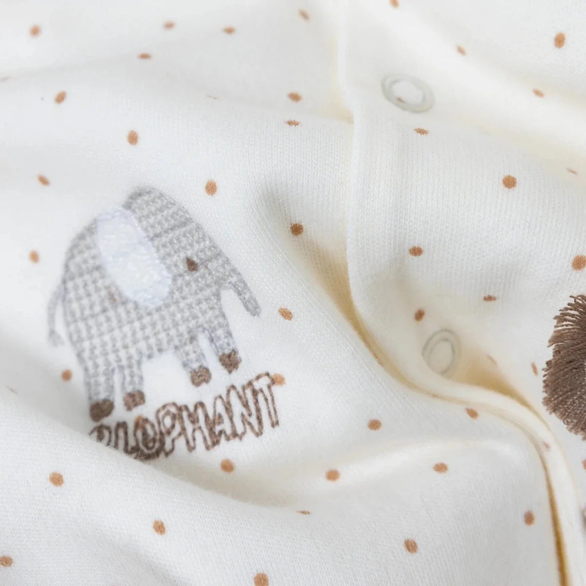Bebetto Crew Neck Long Sleeve Baby Sleepsuit with Feet (Newborn to 6-9 Months)