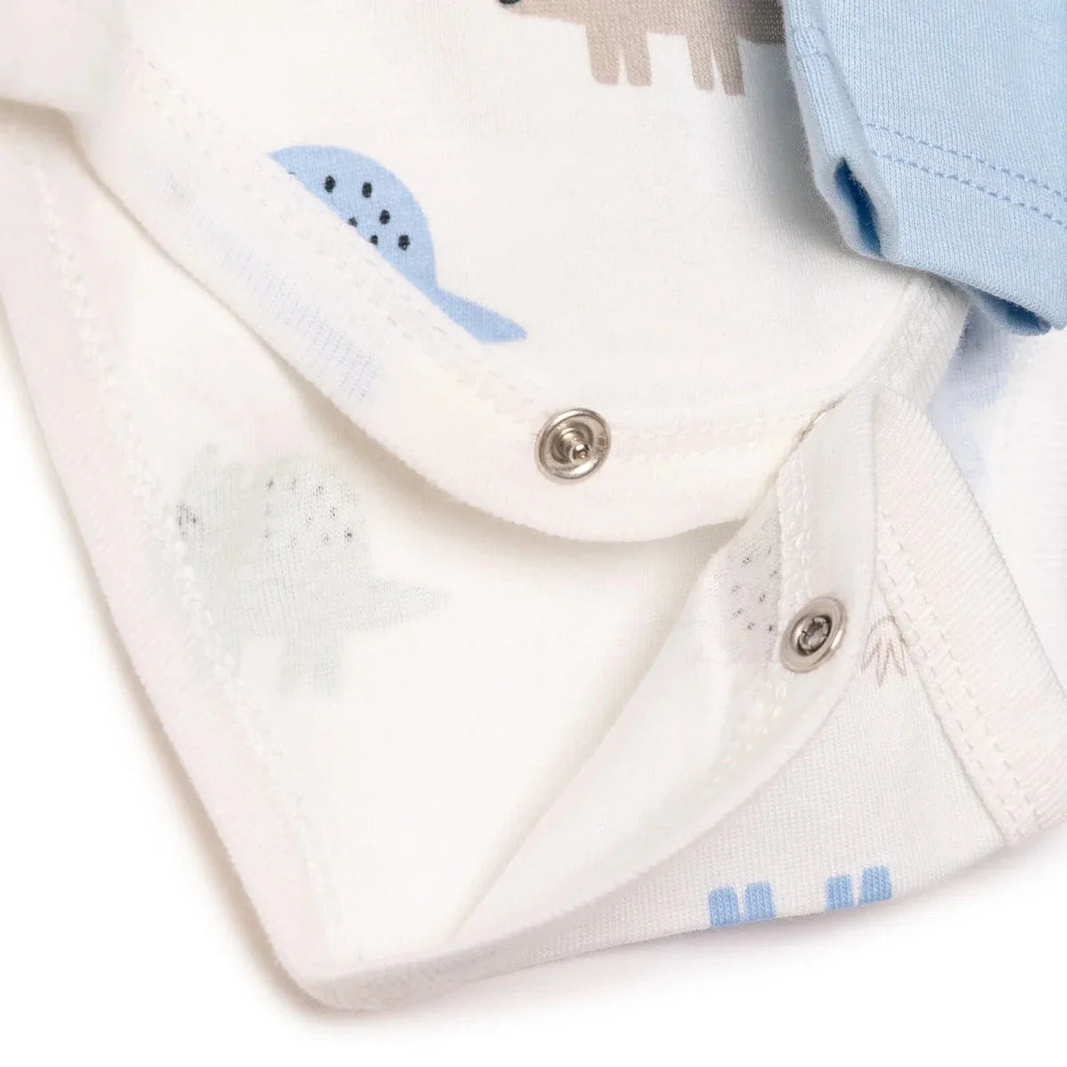 HelloBaby 2 Pack Dinosaur Print Long Sleeve Baby Bodysuits (1-3 Months to 2-3 Years)
