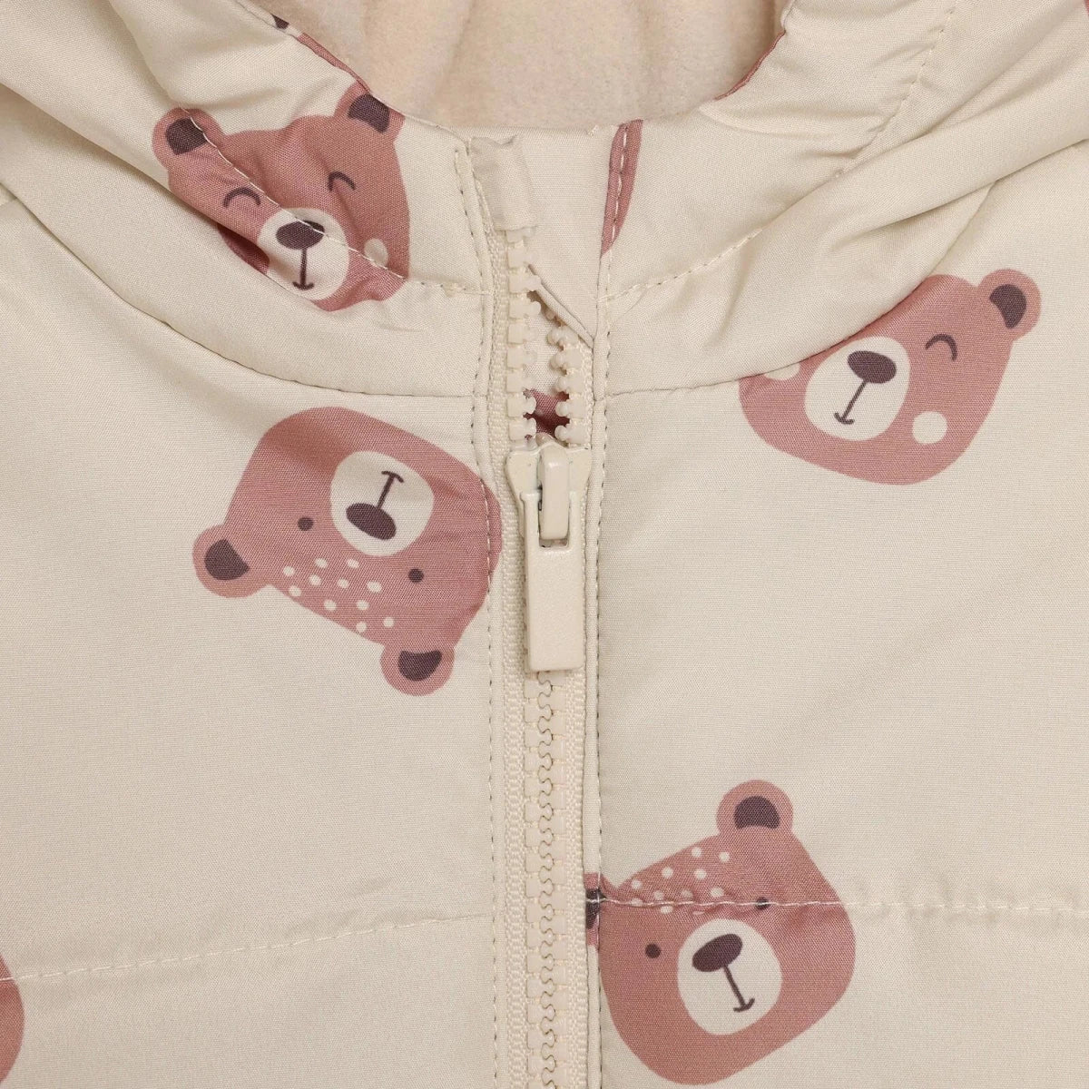HelloBaby Bear Print Hooded Baby Coat (9-12 Months to 4-5 Years)