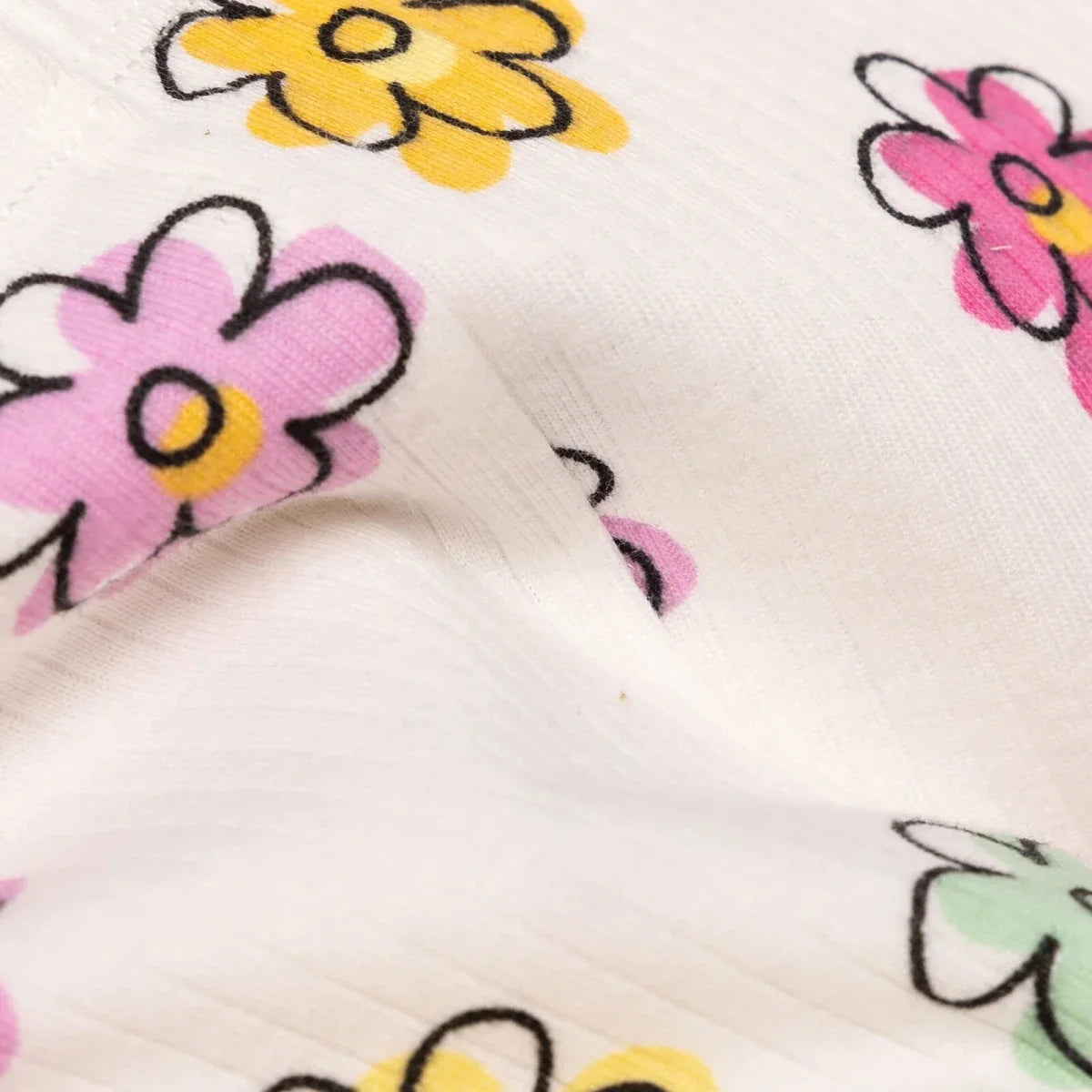 HelloBaby Floral Print Interlock Baby Leggings (1-3 Months to 12 Months)