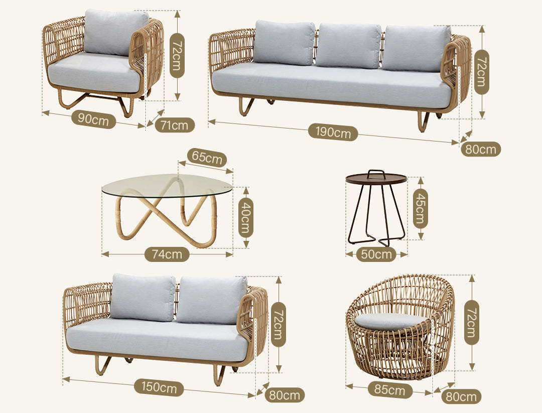 Morpheus Outdoor Rattan Sofa Set