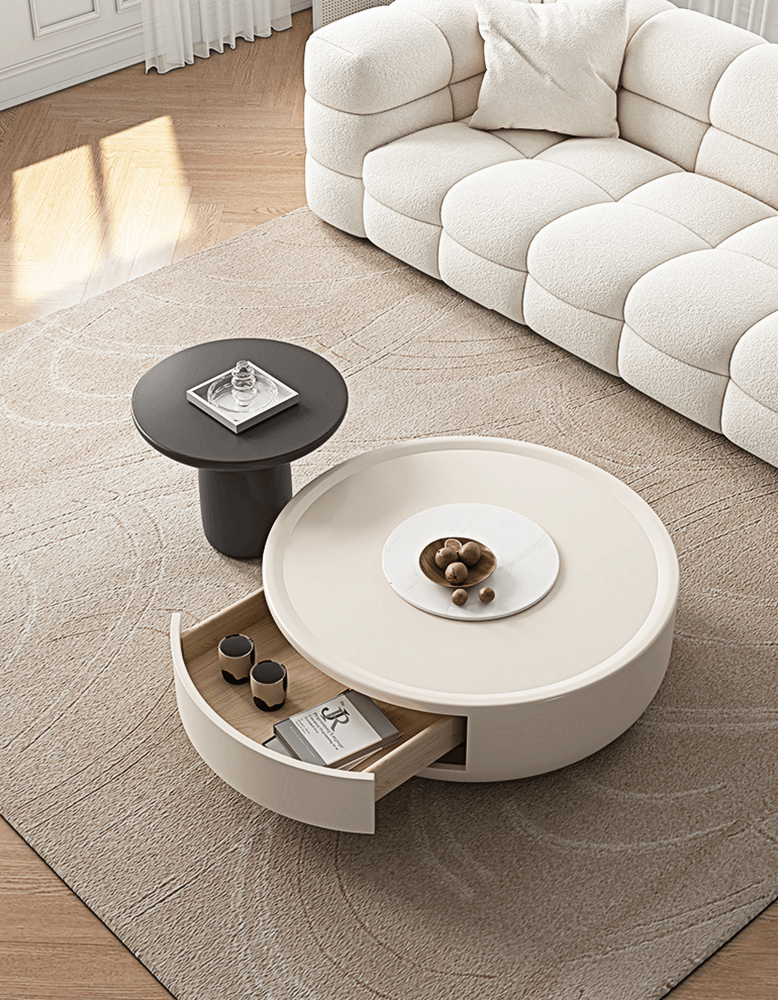 Isabella Coffee Table Set, Black & White