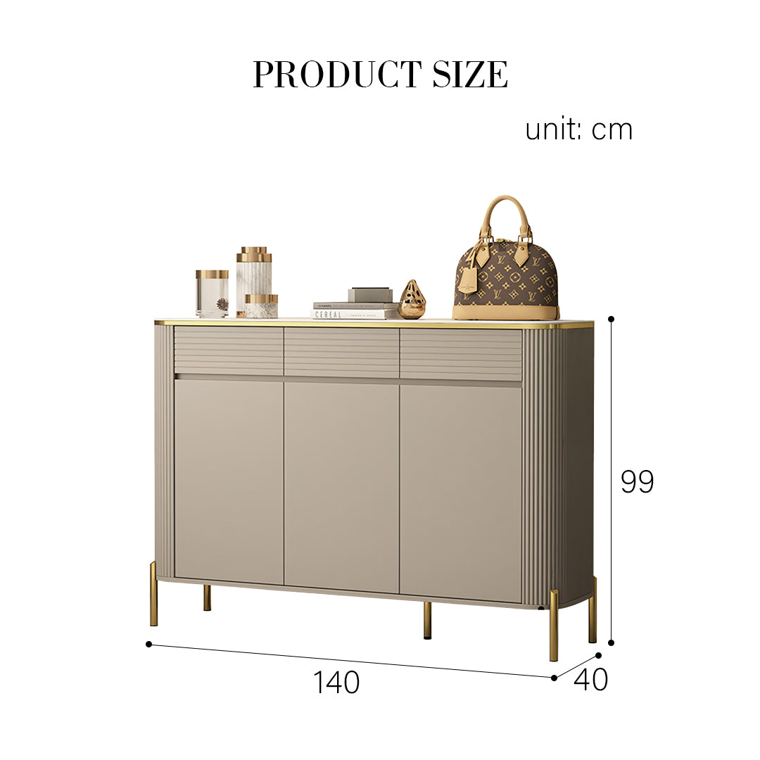 Malvina Shoe Storage, Light Grey