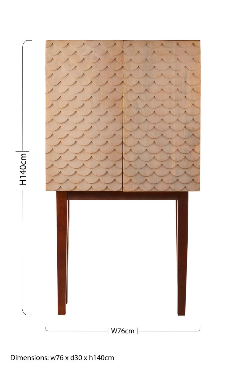 Costal Mango Wood Cabinet