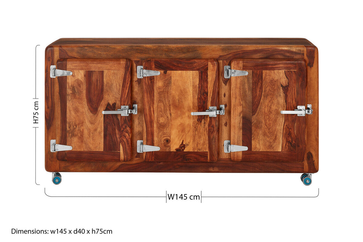 Marwar Tropical Rosewood 3 Door Sideboard