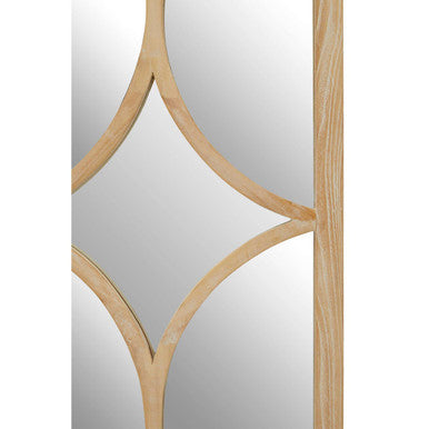 Kyra Grey Wash Elm Wood Wall Mirror