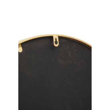 Descartes Gold Finish Wall Mirror