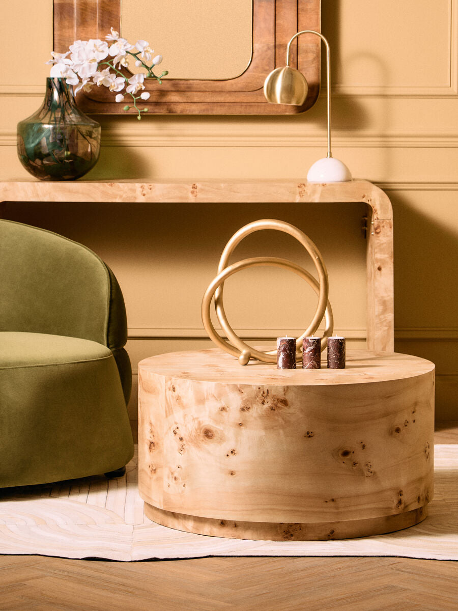 Prato Matt Gold Finish Twist Sculpture