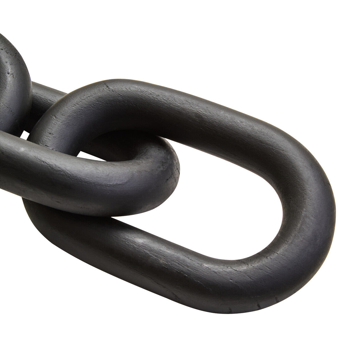Cato Black Wood 5 Link Table Decor Chain