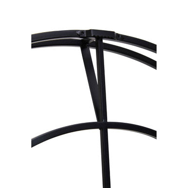 Kent 60cm Dia Large Black Finish Metal Wall Clock