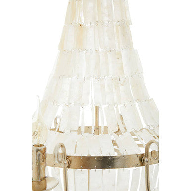 Elena 8 Bulb Seashell Chandelier