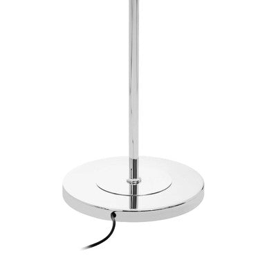 Karter Chrome Finish Floor Lamp With Three Lights