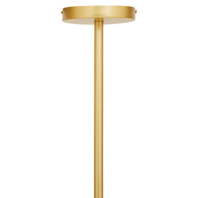 Abira Gold Finish 15 Arm Statement Pendant Light