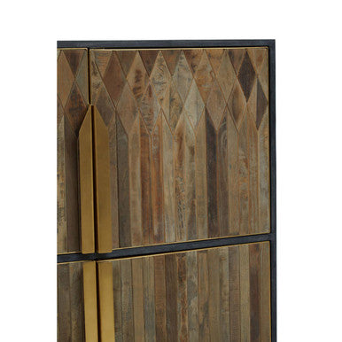 Zarina Textured Wooden Cabinet